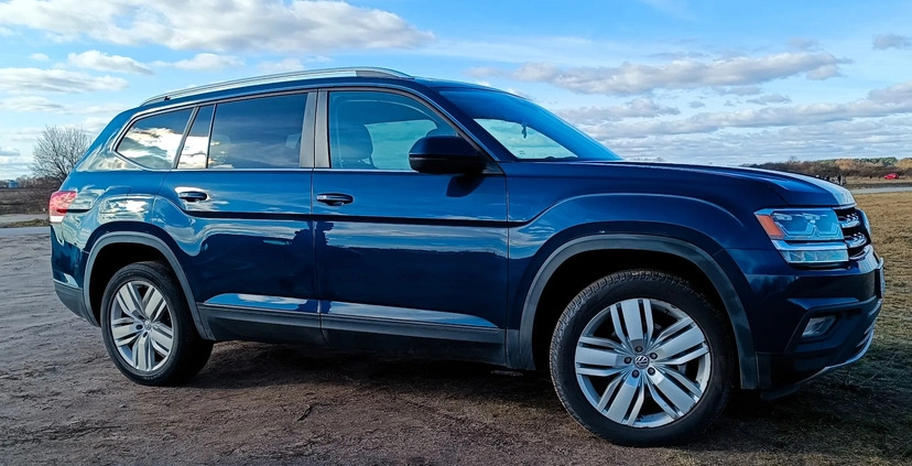 Volkswagen Atlas cena 124900 przebieg: 59000, rok produkcji 2019 z Warszawa małe 172